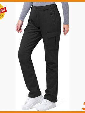 Waterproof Hiking Pants Lightweight Breathable Cargo Pants X-Large